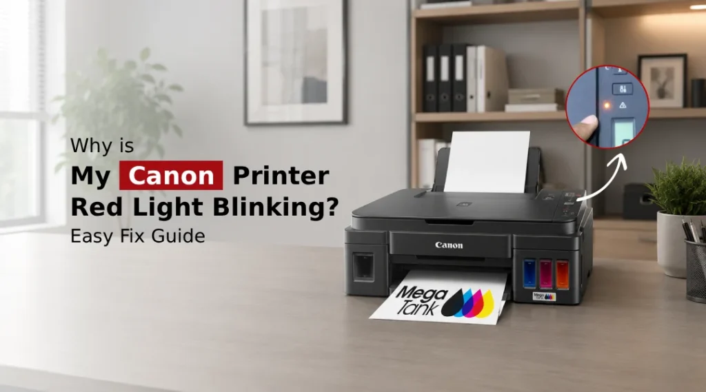 Canon Printer Red Light Blinking